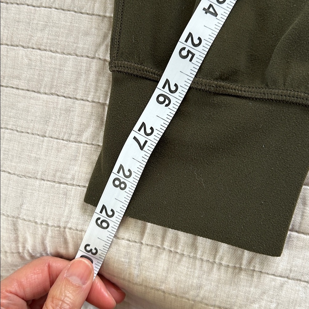Lululemon Aline army green high rise legging joggers full length 8​ - Picture 15 of 16